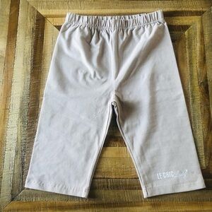 Beige High Waist Bike or Yoga shorts,Activewear Leggings for Woman